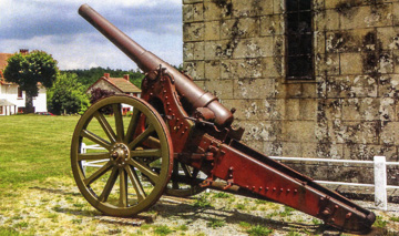 Canon wheels made by master craftsman wheelwright Alain Montpied