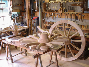Alain Montpied - Artisan Wheelwright - Field artillery carriage