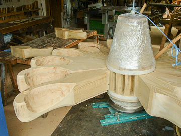 Alain Montpied - Artisan Wheelwright - Horizontal mill whee